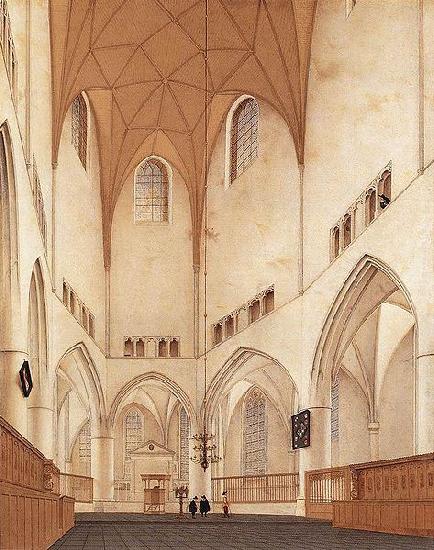 Interior of the Choir of Saint Bavo's Church at Haarlem.